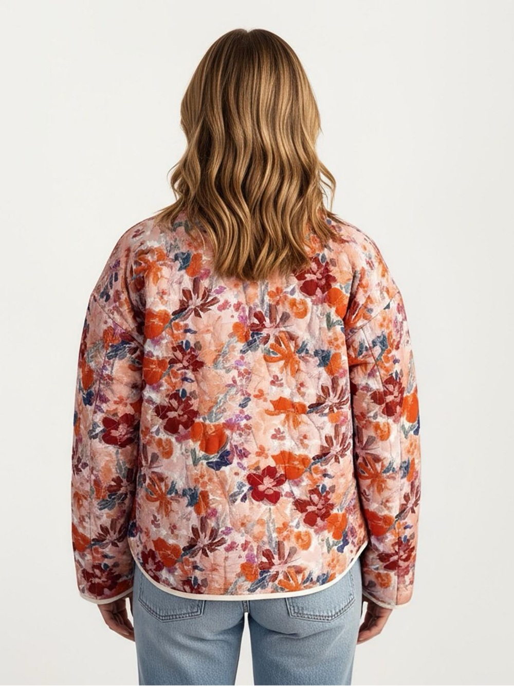 Anna-Kaci Floral Quilted Jacket - Picture 4 of 4